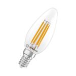 Ledvance Classic LED E14 Kerze Fadenlampe Klar 3.4W 470lm - 827 Extra Warmweiß | Dimmbar - Ersatz Für 40W