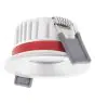 Ledvance LED-Spot Fire Rated Aluminium Weiß 8W 640lm 36D - 927 Extra Warmweiß | Ausschnitt 68mm - IP65 - Höchste Farbwiedergabe - Dimmbar