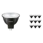 Mehrfachpackung 10x Philips Master LED Spot GU5.3 MR16 7.5W 621lm 36D - 927 Extra Warmweiß | Höchste Farbwiedergabe - Dimmbar - Ersatz für 50W