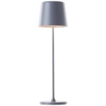 Brilliant Lampe De Chevet Kaami Métal Plastique Gris 2W 310lm - 830 Blanc Chaud | 100mm - IP44 - Extérieur - Dimmable 
