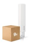 Lot 9x Philips CorePro PL-C LED 8.9W 1100lm - 840 Blanc Froid | 2 Broches - Remplacement 26W