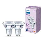 Lot 2x Philips Spot LED GU10 PAR16 5W 390lm 36D - 840 