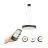Eglo Suspension Luminaire Marghera-Z Échantillon Noir 27.5W 3150lm - 827-865 Accordable Blanc + RGB | IP20 - Zigbee Dimmable