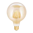 WiZ Smart LED E27 Globe Filament Ambre 125mm 6.5W 720lm - 820-845 Accordable Blanc | Dimmable - Remplacement 50W