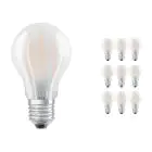Lot 10x Ledvance CLASSIC LED E27 Poire Filament Dépolie 4.8W 470lm - 827 | Dimmable - Remplacement 40W