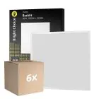 Lot 6x Bright Choice Dalle LED Backlit 36W 3600lm - 830 Blanc Chaud | 60x60cm - UGR 